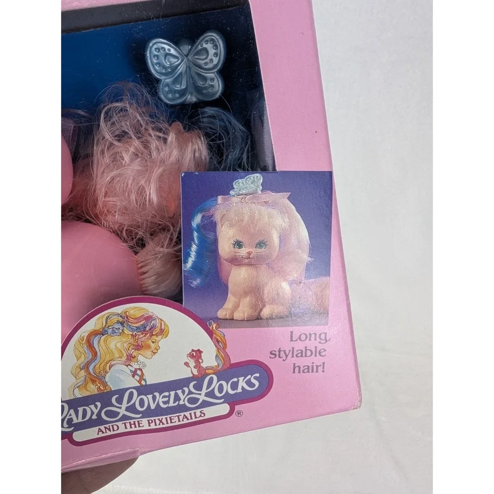 Lady Lovely Locks and The PixieTails Pinky Paws Curly Kittens 1988 Mattel